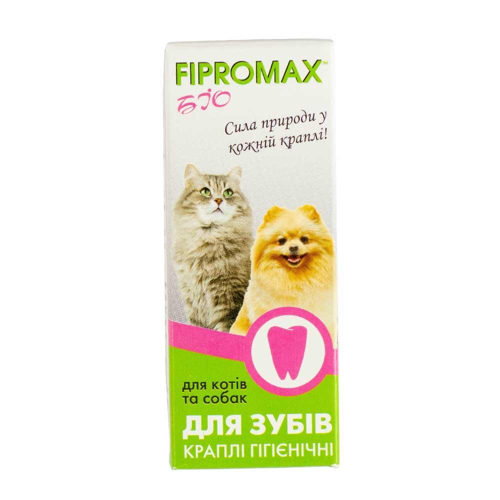 FIPROMAX Краплі для зубів котів та собак  БІО гігієнічні, 15 мл (4820237150356) - зображення 1