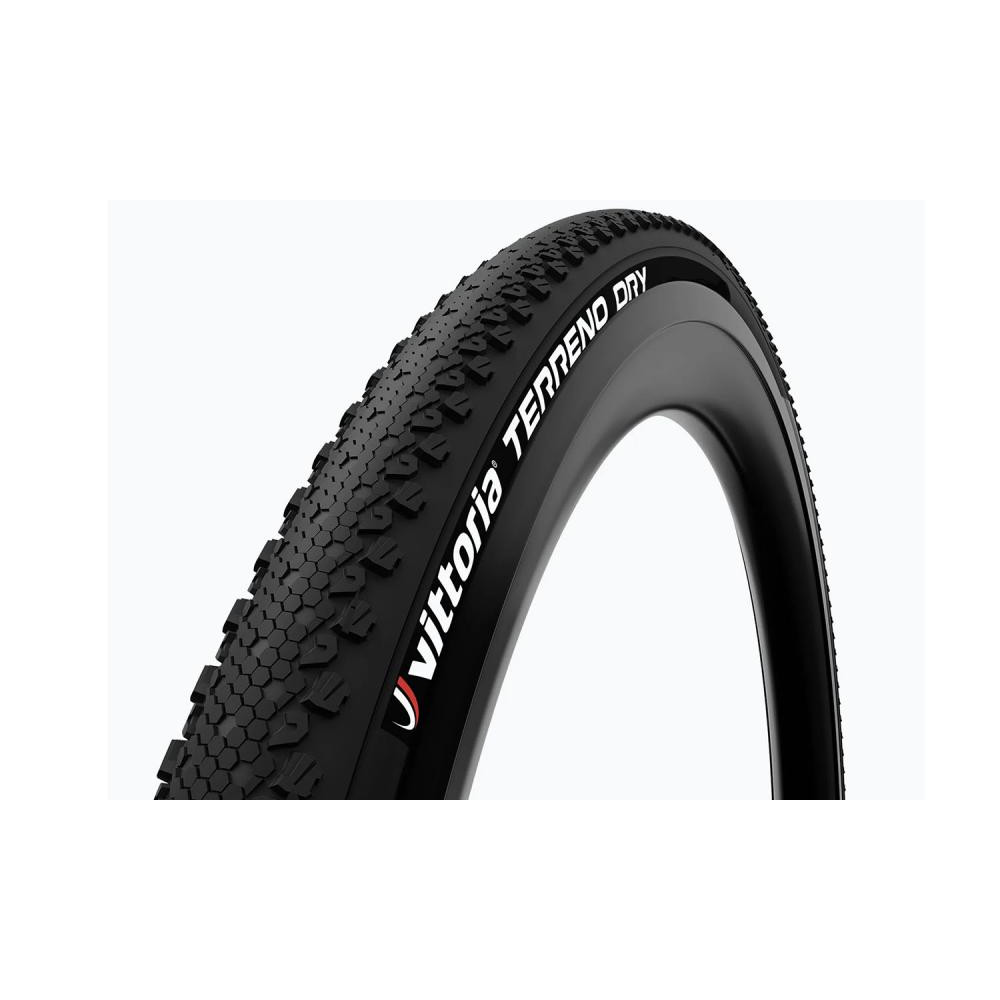 Vittoria Покришка  Gravel Terreno Dry 700x35c Rigid Full Black - зображення 1