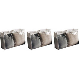 ORGANIZE Набір сумок-органайзерів для речей  м 3 шт Білий (HS-3M-white)