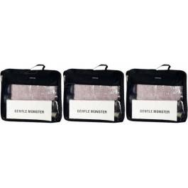 ORGANIZE Набір середніх сумок-органайзерів  30 х 27 х 12 см 3 шт Чорний (P002-3-black)