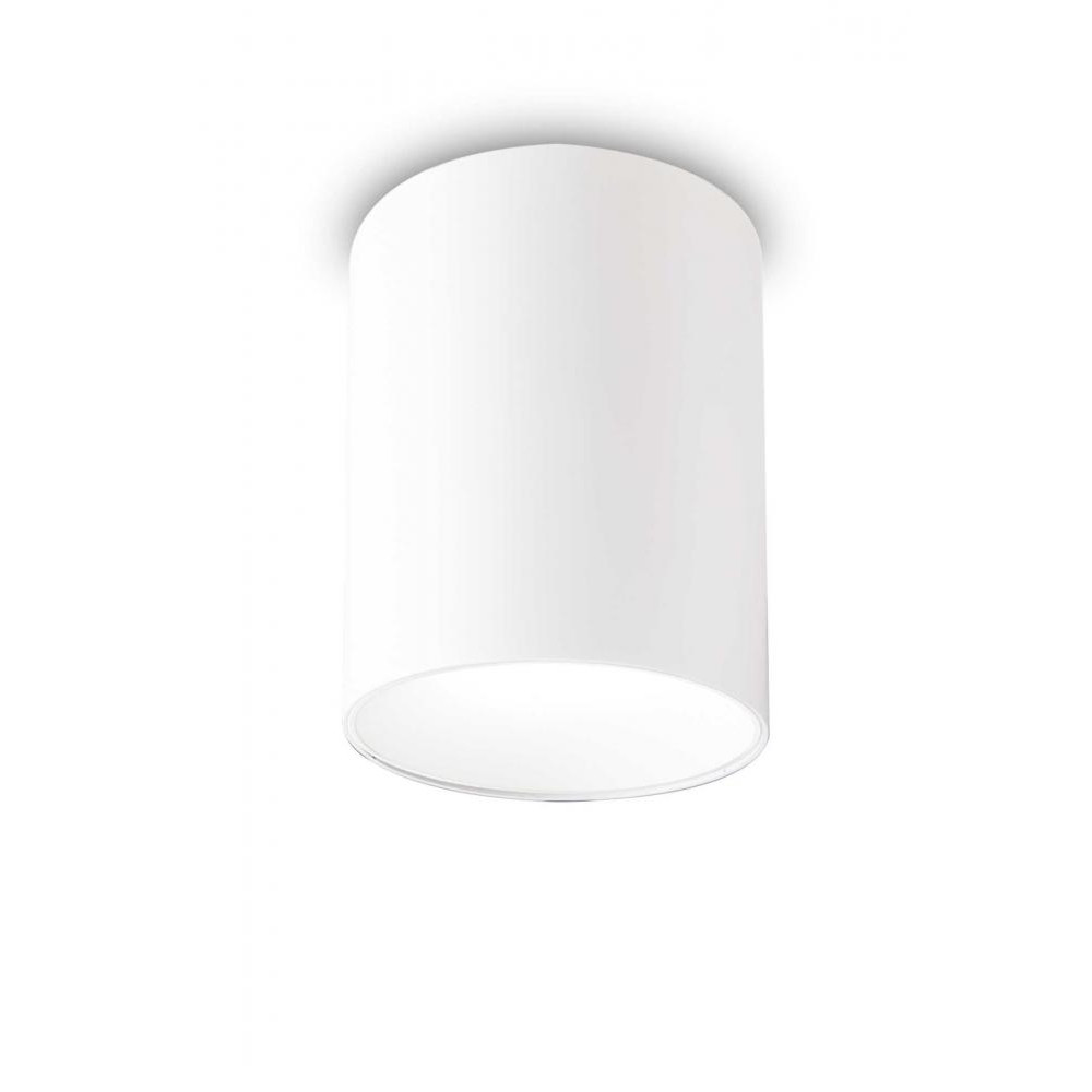 Ideal Lux Стельовий світильник NITRO PL 25W ROUND BIANCO - зображення 1