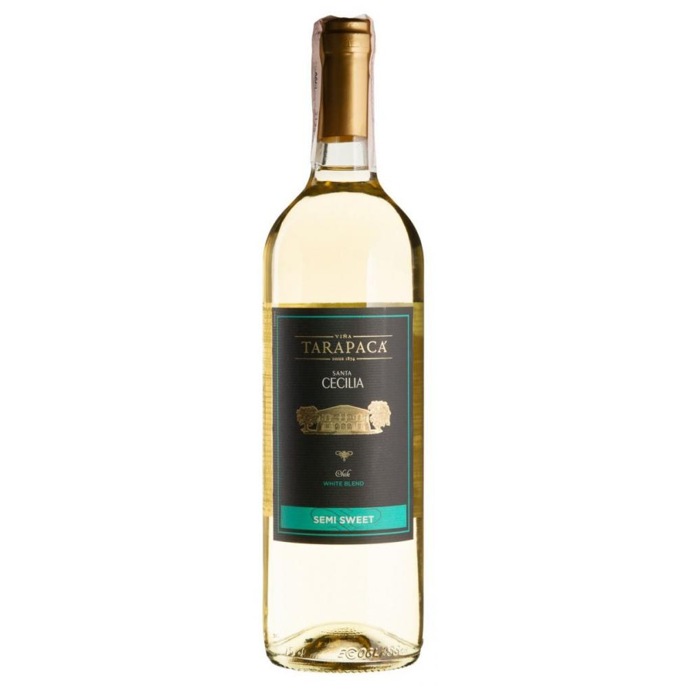 Tarapaca Вино  Santa Cecilia Semi Sweet White белое полусладкое 0.75 л 10.5% (7804436720852) - зображення 1