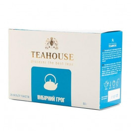 Teahouse Чай чорний  імбирний грог, 20 пакетиків по 4 г (4820209840568)