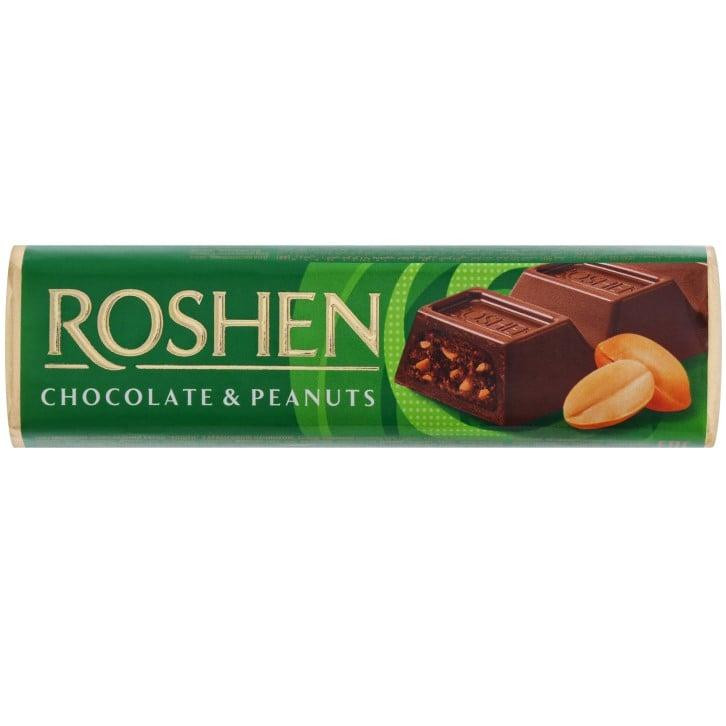Roshen Батончик  з арахісовою начинкою шоколадний, 38 г (4823077632259) - зображення 1