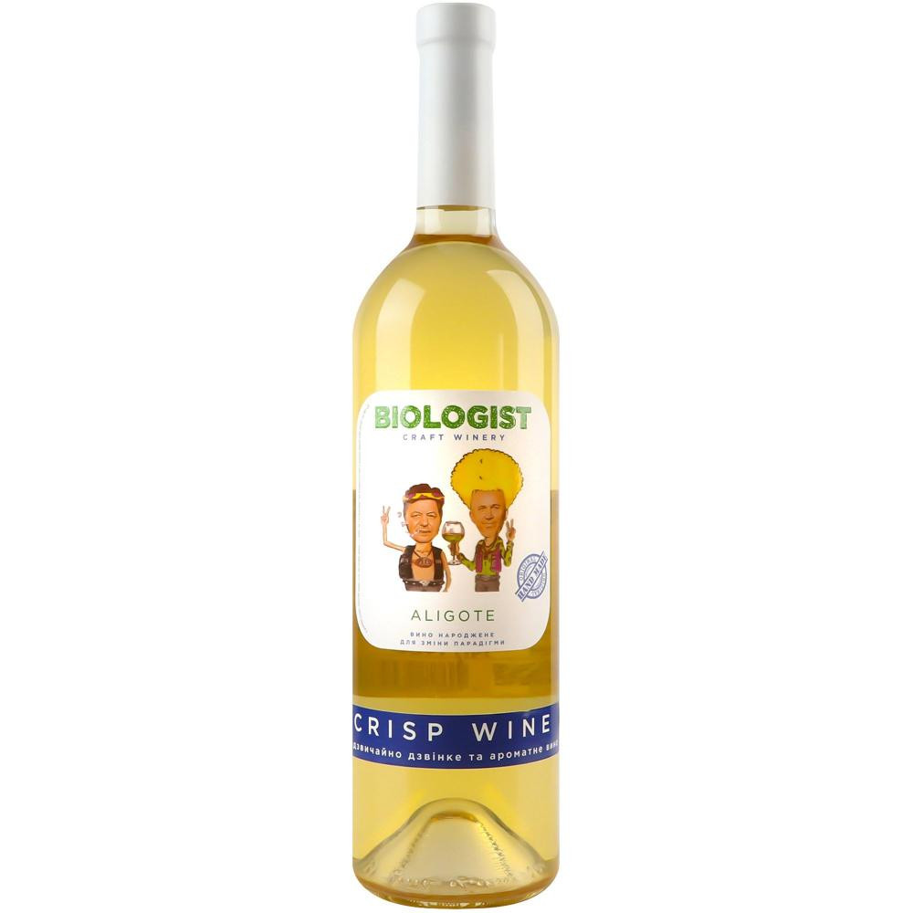 Biologist Вино  Aligote Crisp wine біле сухе, 0,75 л (4820212230479) - зображення 1