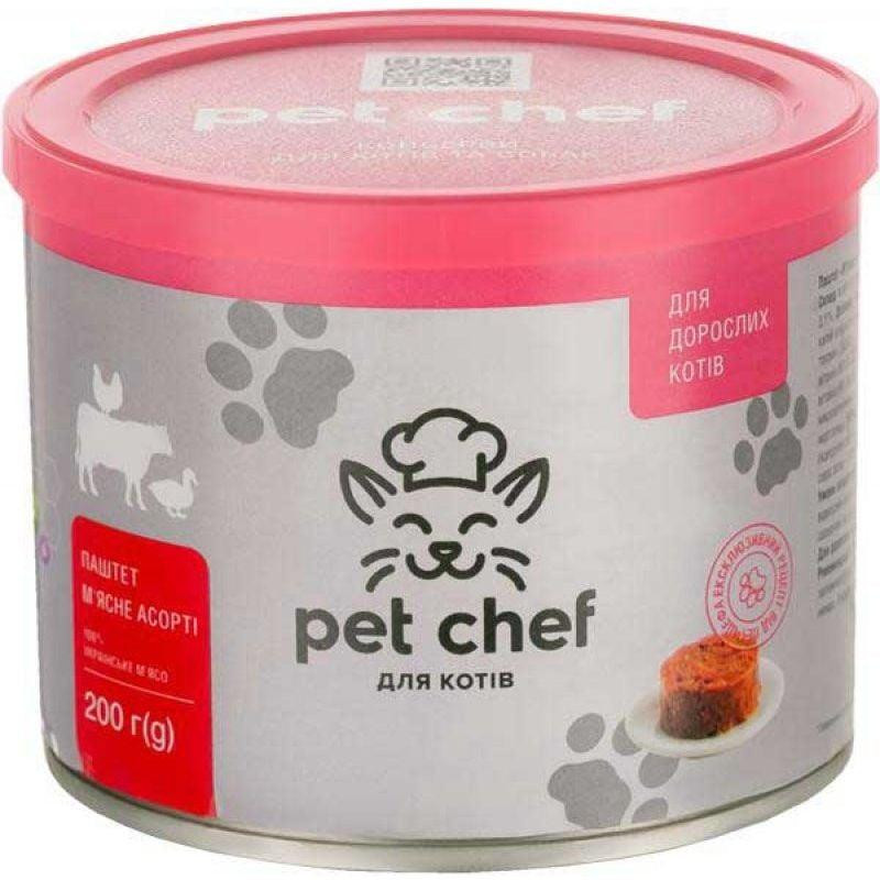 Pet Chef м’ясне асорті 200 г (4820255190105) - зображення 1