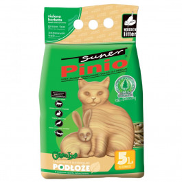 Super Pinio Wood Cat Litter Green Tea 5 л (5905397013198)