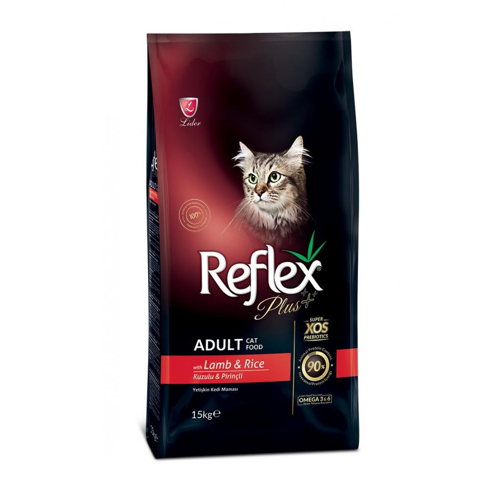 Reflex Plus Adult Cat Lamb Rice 15 кг RFX-404 - зображення 1