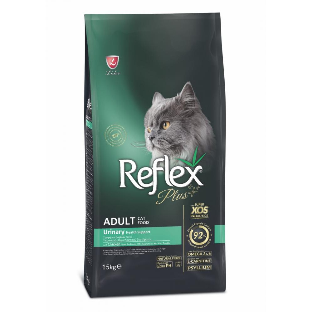 Reflex Plus Adult Cat Urinary Chicken 15 кг RFX-410 - зображення 1
