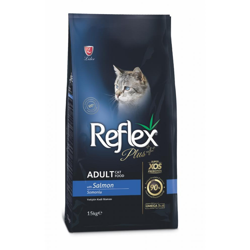 Reflex Plus Adult Cat Salmon 15 кг RFX-402 - зображення 1