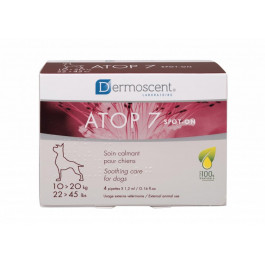 Dermoscent Заспокійливе краплі  ATOP 7 spot-on при атопії та алергії шкіри собак вагою 10-20 кг 4х1.2 мл (37600