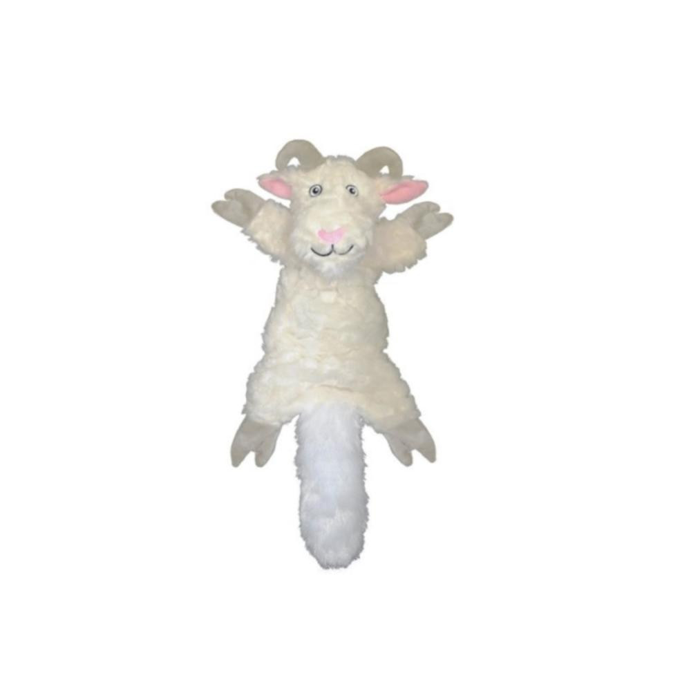 Jolly Pets (Джолли Пэтс) FAT TAIL Goat Bili – Игрушка-пищалка Козлик Били для собак 22 см (FT49) - зображення 1