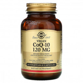 Solgar Коензим Q10 Вегетаріанський 120 мг, Vegetarian CoQ-10, , 60 вегетаріанських капсул