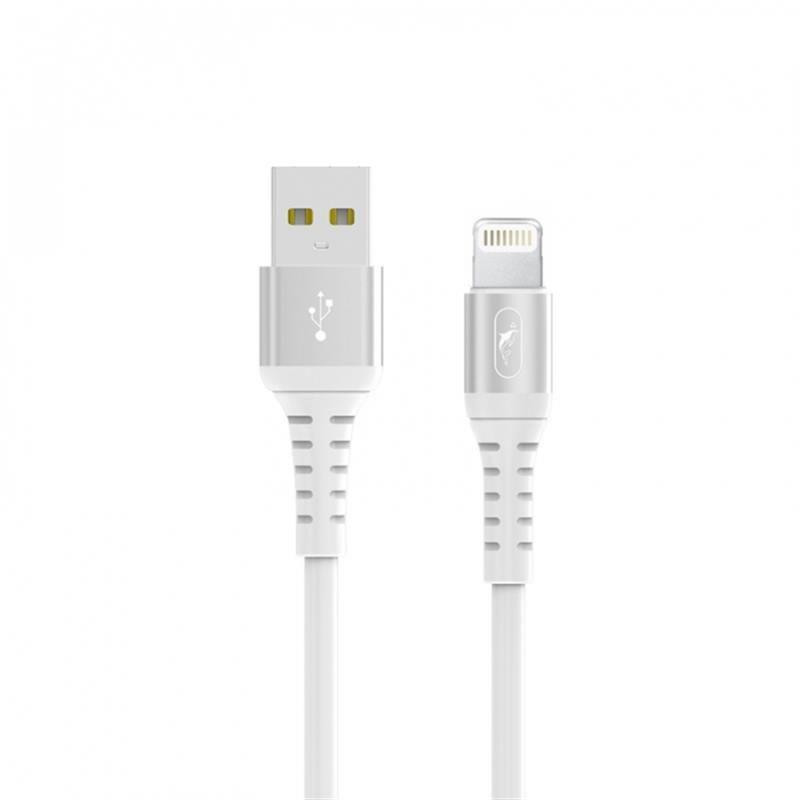 SkyDolphin S05L TPE Frost Line USB to Lightning 1m White (USB-000548) - зображення 1