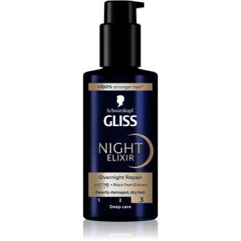 Schwarzkopf Gliss Night Elixir незмивний еліксір для пошкодженого волосся 100 мл - зображення 1