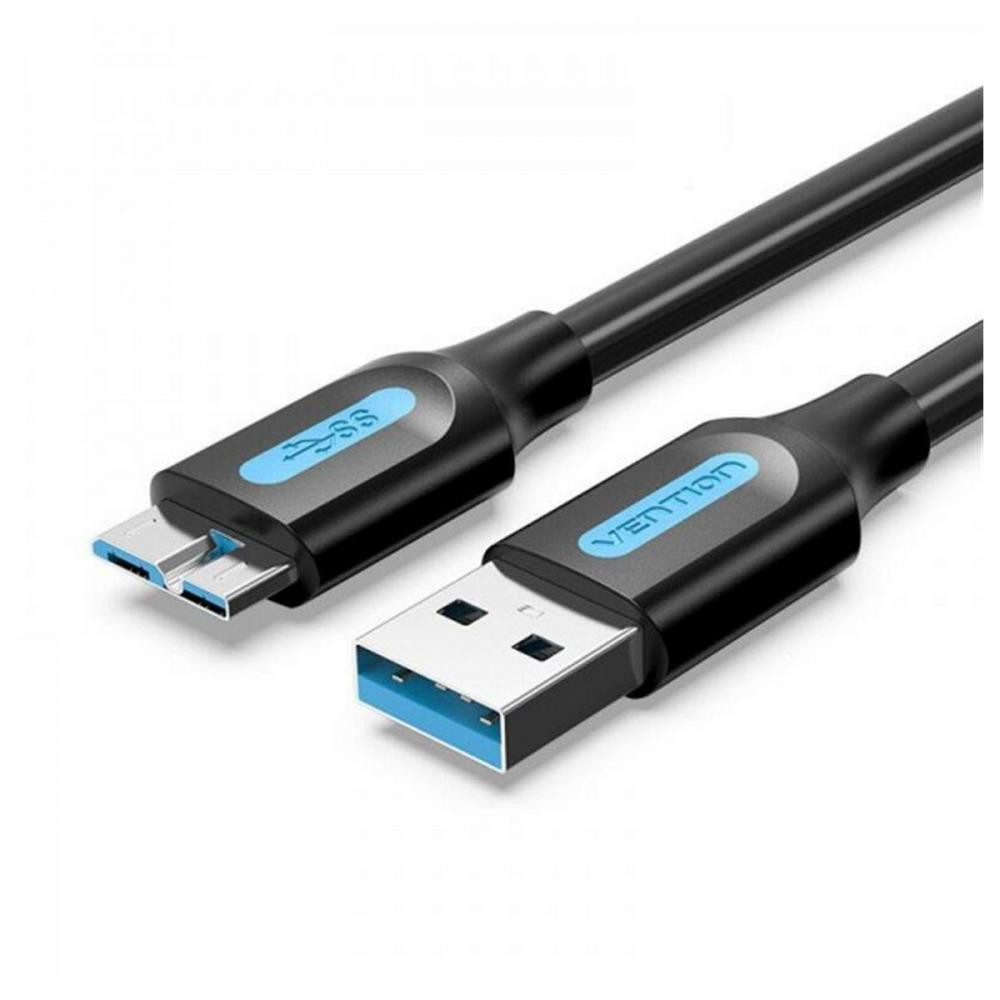 Vention USB to Micro USB Type-B 3m Black (COPBI) - зображення 1