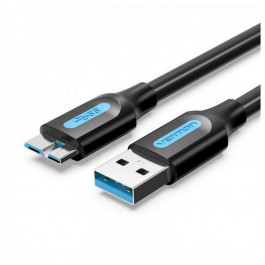 Vention USB to Micro USB Type-B 3m Black (COPBI)