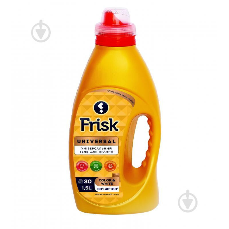 Frisk Гель для прання  Преміальна якість Universal 1.5 л (4820197120864) - зображення 1