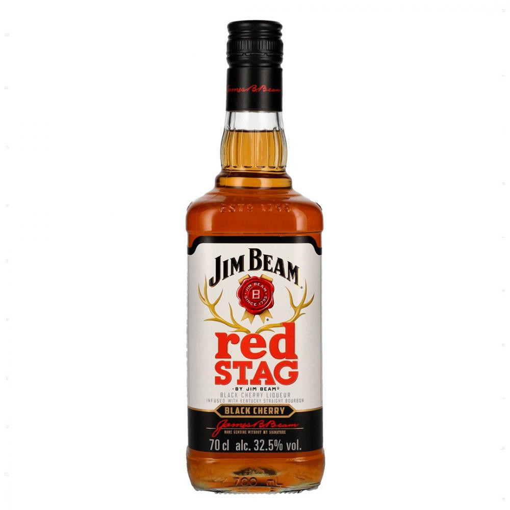 Jim Beam Лікер  Red Stag Cherry 0,5л 32,5% (5060045590152) - зображення 1