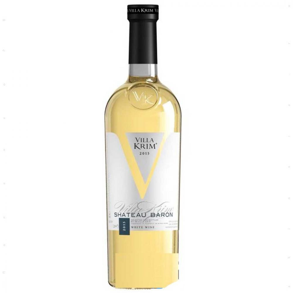 VILLA KRIM Вино  Shateau Baron белое полусладкое 1,5л 10-13% (4820183100160) - зображення 1