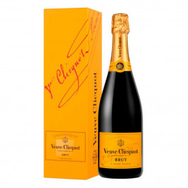 Veuve Clicquot Шампанське  Ponsardin Brut сухе біле 0,75 л 12% подарунковій коробці (3049614214790)