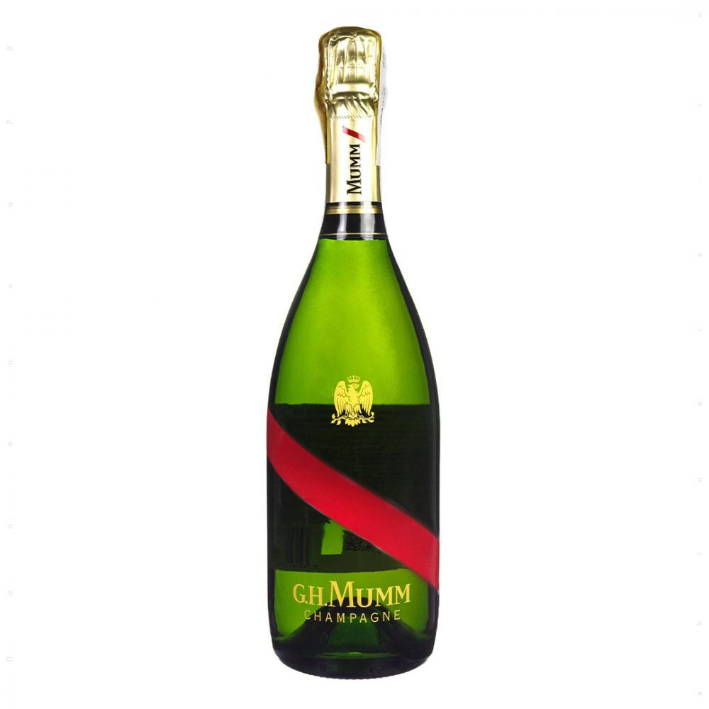 G.H.Mumm Шампанське  Cordon Rouge Brut біле брют у подарунковій упаковці 0.75 л 12% (3043709000794) - зображення 1