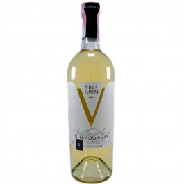 VILLA KRIM Вино Шардоне белое сухое 0.75 л 9.5-13% (4820024225038)