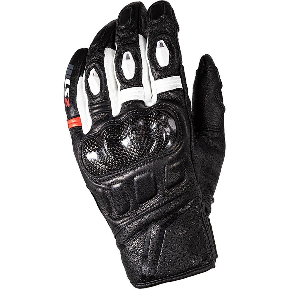 LS2 Мотоперчатки мужские LS2 Spark Man Gloves White/Black (2XL (70060F01022XL)) - зображення 1