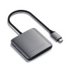 Мультипортовий адаптер Satechi Aluminum 4 Port USB-C Hub Space Gray (ST-UC4PHM)
