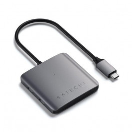 Satechi Aluminum 4 Port USB-C Hub Space Gray (ST-UC4PHM)