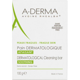 A-Derma Дерматологічне мило  з екстрактом вівса Для подразненої шкіри 100 мл (3282779285230)