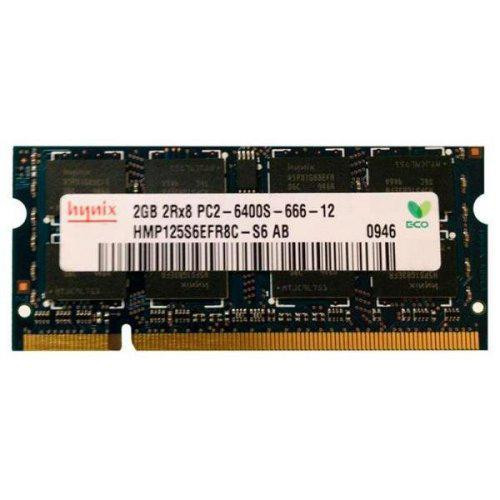 SK hynix 2 GB SO-DIMM DDR2 800 MHz (HMP125S6EFR8C-S6) - зображення 1