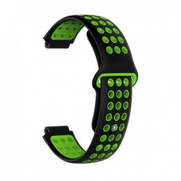  Garmin Universal 16 Nike-Style Silicone Band Black/Green (U16-NSSB-BKGN)