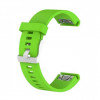  Garmin QuickFit 20 Smooth Silicone Band Green (QF20-SMSB-GRN) - зображення 1