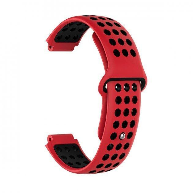  Universal 16 Nike-style Silicone Band Red/Black (U16-NSSB-RDBK) - зображення 1