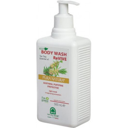 Pura Natura Гель для душу  Eco Body Wash ReVive Tea Tre Essential Oils Регенерувальний 500 мл (8000921213949)