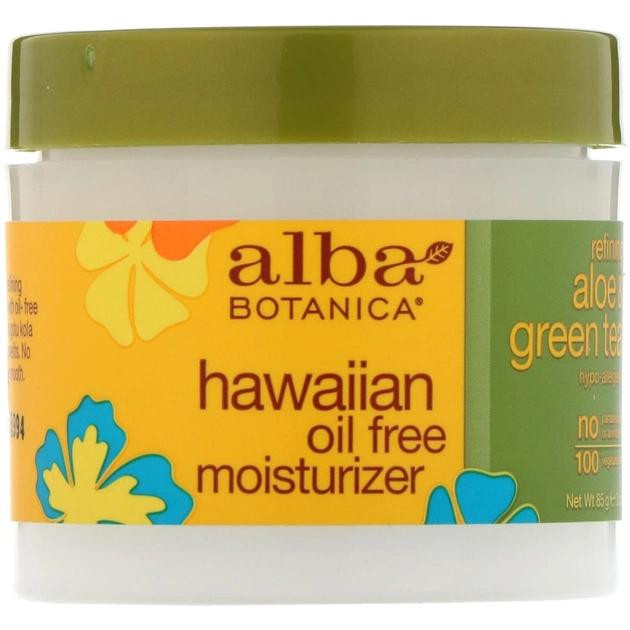 Alba Botanica Крем для лица  Гавайский Алоэ вера и зеленый чай Гипоаллергенный без масел 85 г (724742008123) - зображення 1