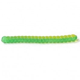 Big Bite Baits Trout Worm 1'' (Green/Yellow)