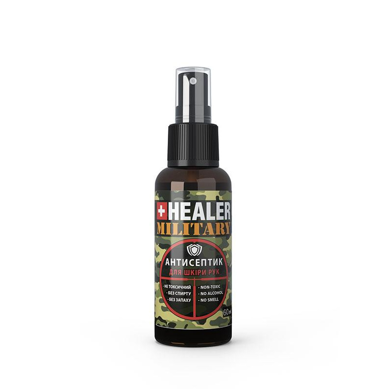Healer Military антисептик для рук 60мл (HEALER-MIL- ADR60) - зображення 1