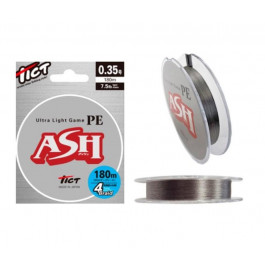 Tict Ultra Light Game PE ASH #0.35 / 0.097mm 180m 3.30kg
