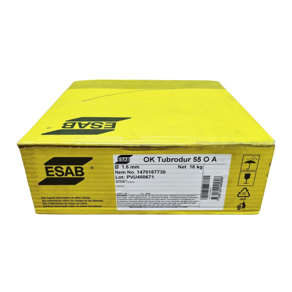 ESAB Зварювальний порошковий дріт для наплавки ОК Tubrodur 14.70 Ф 1,6 (касета 16 кг) (1470167730) - зображення 1