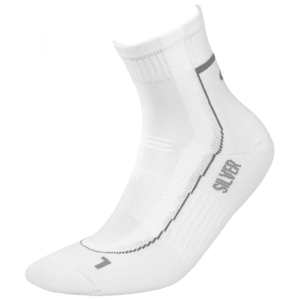 InMove Шкарпетки  Runner Deodorant Silver 38-40 White/Light grey (1026-rdswhitelightgrey384) - зображення 1