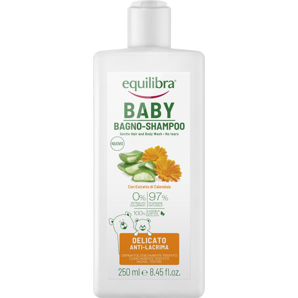 Equilibra Дитячий гель-шампунь  Baby Hair and Body Wash 250 мл - зображення 1