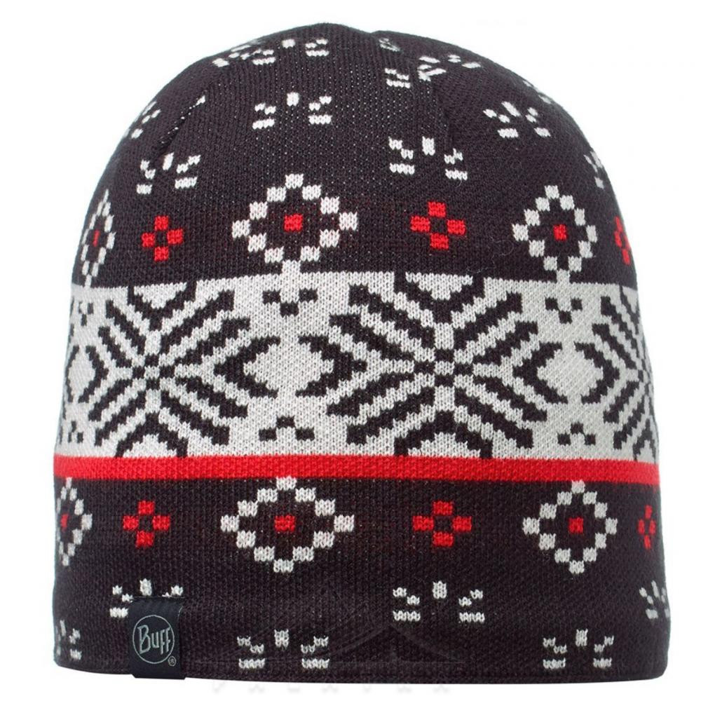 Buff Шапка  Knitted & Polar Hat Jorden, Black (BU 113585.999.10.00) - зображення 1