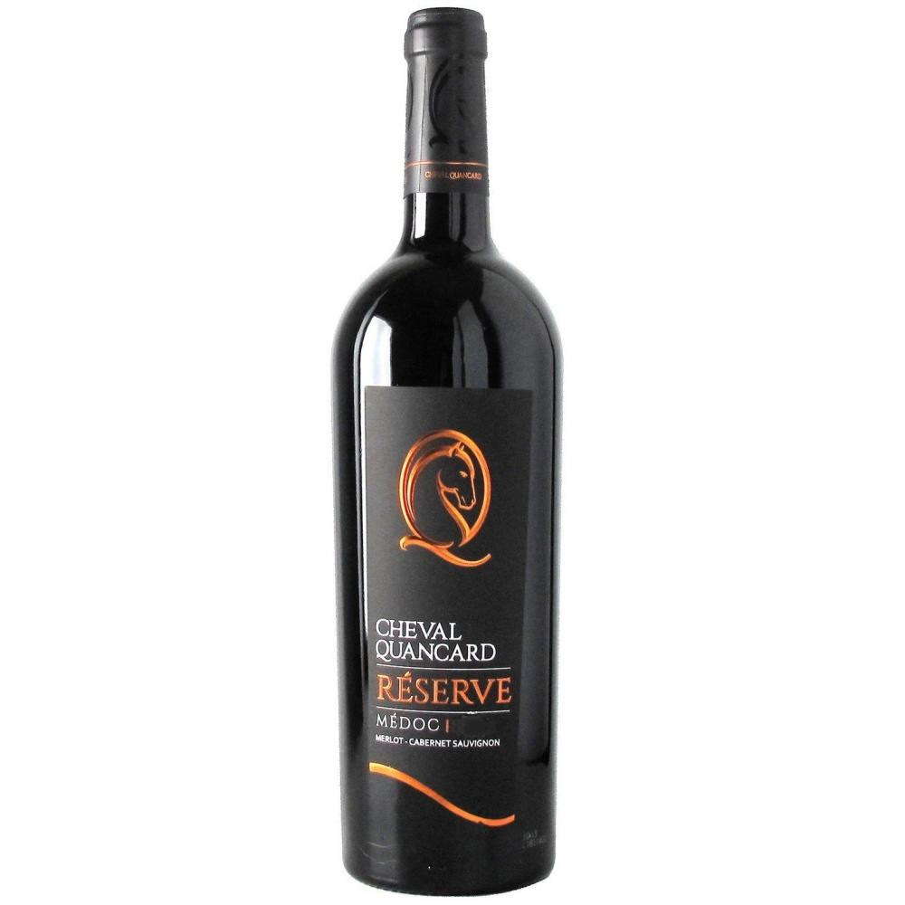 Cheval Quancard Вино  Reserve Medoc АОС красное сухое 0.75 л 11-14.5% (3176481028417) - зображення 1