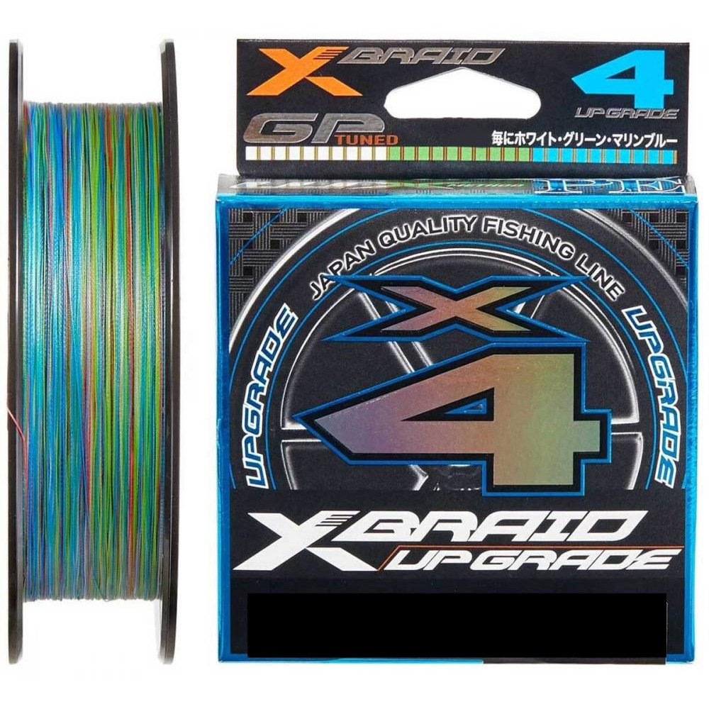 YGK X-Braid Upgrade X4 / 3color / #0.6 / 0.128mm 150m 5.44kg - зображення 1