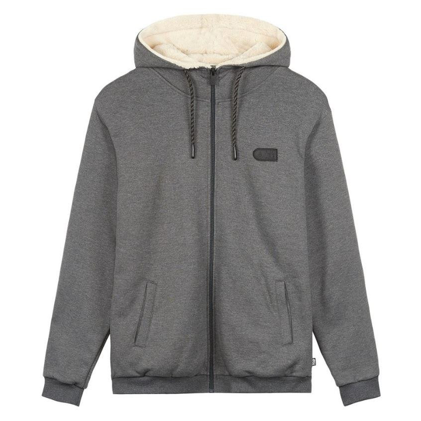 Picture Organic Кофта  Yinni Plush Hoody Dark Grey Melange XL (1012-MSW361BXL) - зображення 1