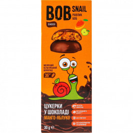 Bob Snail Цукерки  манго-яблуко у молочному шоколаді, 30 г (4820219345749)