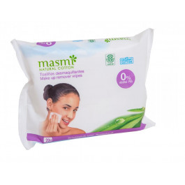 Masmi Влажные салфетки для снятия макияжа  Organic 20 шт (8432984001070)