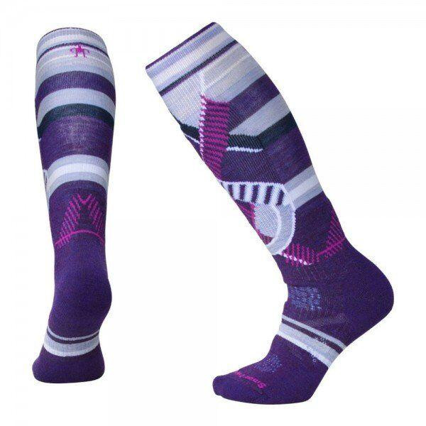 Smartwool Шкарпетки  Wm’s PhD Ski Medium Pattern Фіолетовий - зображення 1